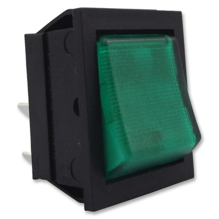 Arcolelectric (C1353AANAC) Rocker Switch, On-Off, DPST, Illuminated