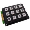 Multicomp Pro (MCAK304NBWB) Keypad, 3 x 4, Matrix, Plastic, 20 mA, 24 V