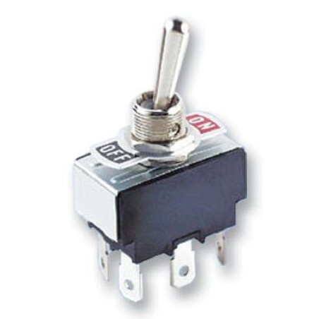 Multicomp Pro (MCR13-28G-01) Toggle Switch, (On)-Off-(On), SPDT