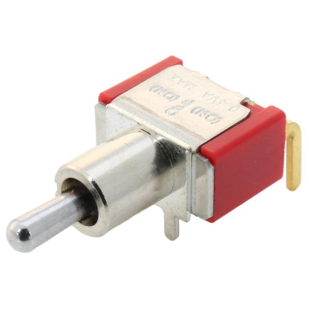 Multicomp Pro (1MS4T2B4M6RE) Toggle Switch, (On)-Off-(On), SPDT, 100 mA