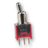 Multicomp Pro (2MS3T2B2M2RE) Toggle Switch, On-Off-On, SPDT, 100 mA