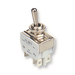 Apem (649H/2) Toggle Switch, On-Off-On, DPDT, Non Illuminated