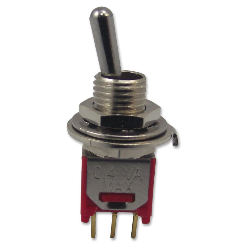 Multicomp Pro (2MS1T1B5M2RE) Toggle Switch, On-On, SPDT, Non Illuminated