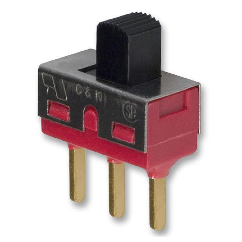 C&K Components (1101M2S3CQE2) Slide Switch, SPDT, On-On, Through Hole, 1000