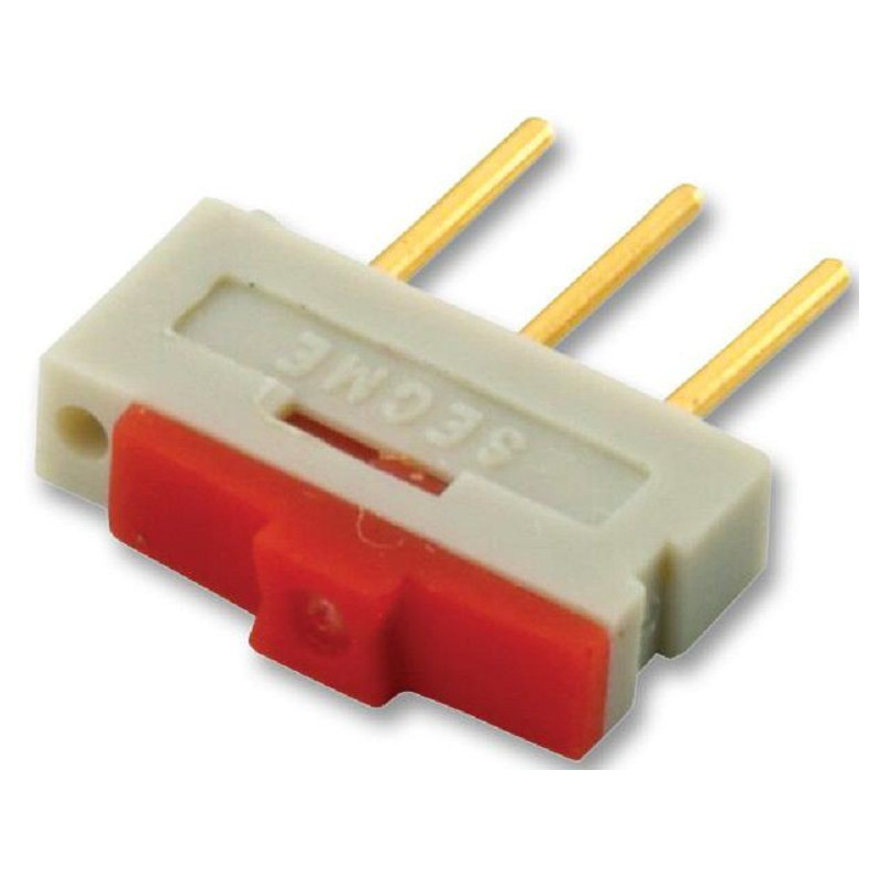 Eoz (09.03201.02) Slide Switch, SPDT, On-On, Through Hole, 1K2, 500 mA