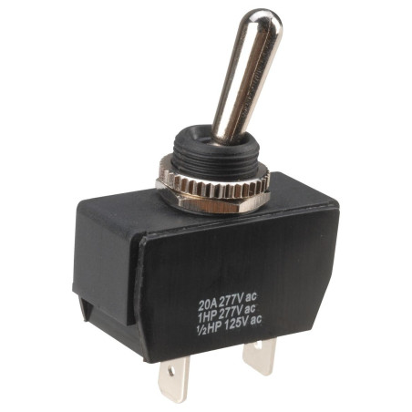 Multicomp Pro (MCR13-447D1-01-HR) Toggle Switch, On-Off-On, SPDT, 12 A