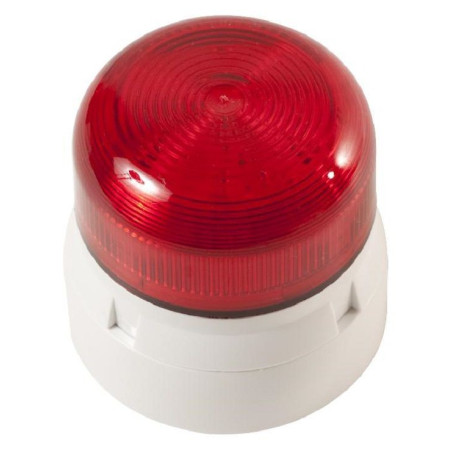 Klaxon (QBS-0017) Beacon, Xenon, Red, Flashing, 3W, 230VAC