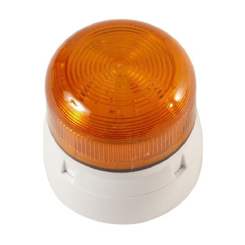 Klaxon (QBS-0018) Beacon, Xenon, Orange, Flashing, 3W, 230VAC