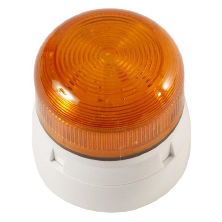 Klaxon (QBS-0018) Beacon, Xenon, Orange, Flashing, 3W, 230VAC