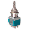 Knitter-Switch (MPA206R) Pushbutton Switch, MPA, 6.4 mm, DPDT,