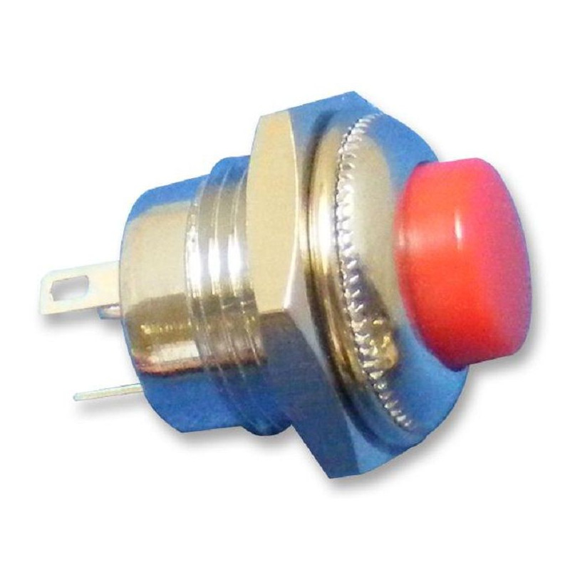 Multicomp Pro (R13-502MC-05-R) Pushbutton Switch, 12.7 mm, SPDT, On-(On)