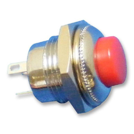 Multicomp Pro (R13-502MC-05-R) Pushbutton Switch, 12.7 mm, SPDT, On-(On)