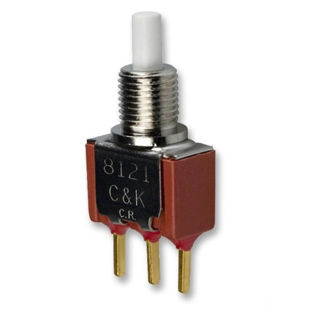 C&K Components  (8121SHZGE) Pushbutton Switch, 8020, 6.4 mm, SPDT