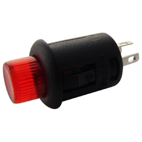 Multicomp Pro (R13-548DL-05-BR) Pushbutton Switch, 12.1 mm, SPST, On-Off