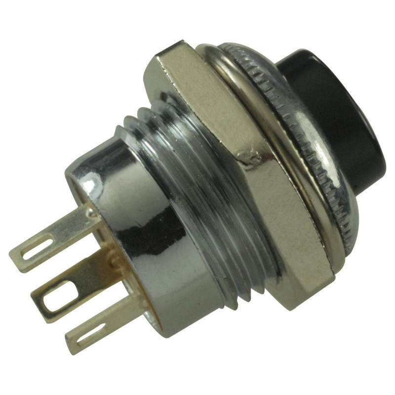 Multicomp Pro (R13-502MC-05-B) Pushbutton Switch, 12.7 mm, SPDT, On-(On)