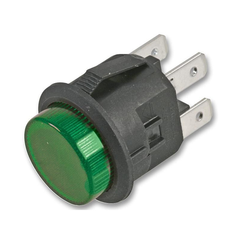 Multicomp Pro (MCLC210-7-K-M-ET-2B) Pushbutton Switch, Latching, 20.5 mm