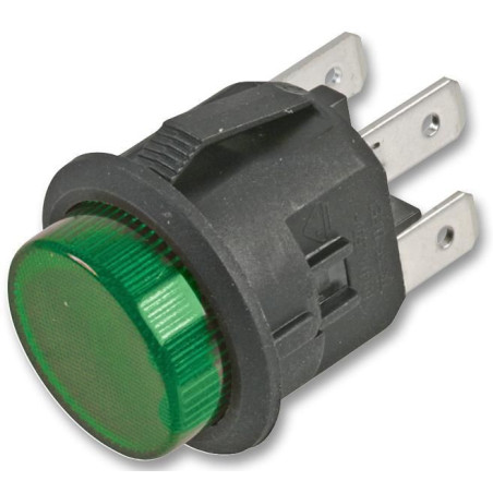 Multicomp Pro (MCLC210-7-K-M-ET-2B) Pushbutton Switch, Latching, 20.5 mm