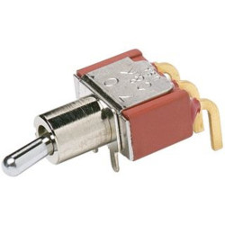 C&K Components (7101MD9ABE) Toggle Switch, On-None-On, SPDT