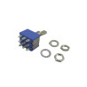 Apem (5656A9) Toggle Switch, On-On, 3PDT, Non Illuminated