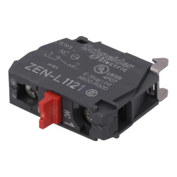 Schneider Electric (ZENL1121) Contact Block, 1NC, 1.2 A, 600 V, 1 Pole