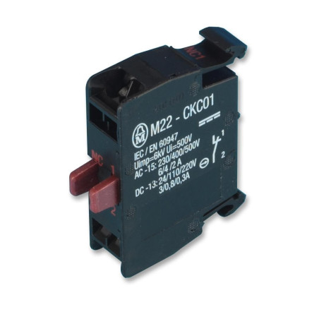 Eaton (M22-CKC01) Contact Block, Rear, 1NC, 6 A, 500 V