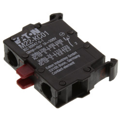 Eaton (M22-KC01) Contact Block, Rear, 1NC, 6 A, 500 V, 1 Pole