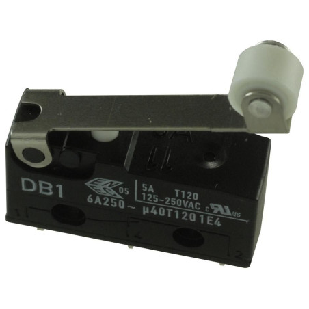 ZF Electronics (DB1C-A1RC) Microswitch, Subminiature, Roller Lever