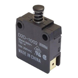 Omron (D2D1001) Microswitch, SPDT-NO, Quick Connect, Solder, 16 A