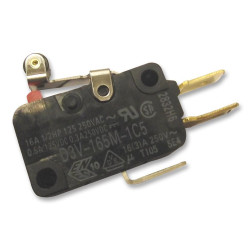 Omron (D3V-165M-1C5) Microswitch, Miniature, Short Hinge Roller Lever