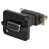 Neutrik (NADB9FF-B) D Sub Connector Adapter, Feedthrough