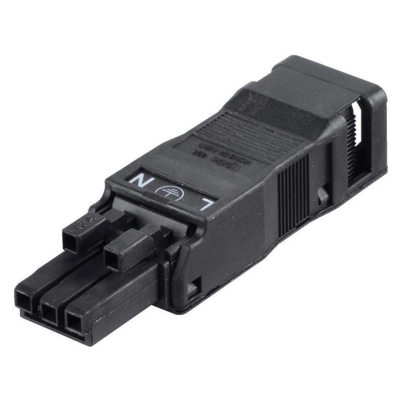 Wago (890-103) Rectangular Connector, 3 Contacts, Receptacle, Clamp, 1 Row