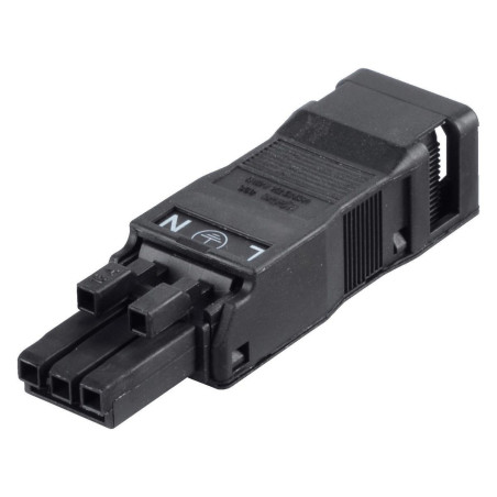 Wago (890-103) Rectangular Connector, 3 Contacts, Receptacle, Clamp, 1 Row