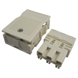 Wago (770-133) Rectangular Connector, 3 Contacts, Plug, Clamp, 1 Row