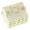 TE Connectivity (350784-1) Connector Housing, Receptacle, 15 Ways, 6.35 mm