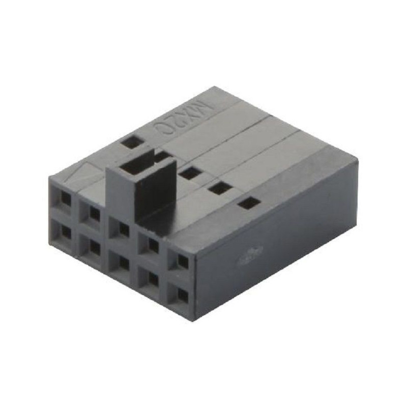 Molex (22-55-2102) Connector Housing, Receptacle, 10 Ways, 2.54 mm