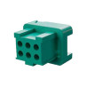 Harwin (G125-2040696L0) Connector Housing, Black / Green, G125, Receptacle