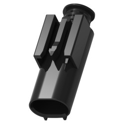 TE Connectivity (7-967570-4) Connector Housing, MQS, Plug, 2 Ways, 4 mm