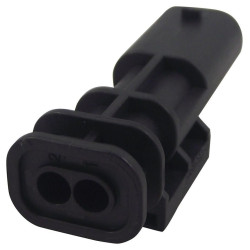 TE Connectivity (1-1703498-1) Connector Housing, MCON 1.2, Plug, 2 Ways,