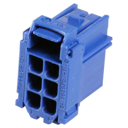 TE Connectivity (8-968970-2) Connector Housing, Receptacle, 6 Ways, 5 mm