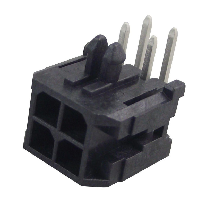 Molex (43045-0401) Pin Header, Power, 3 mm, 2 Rows, 4 Contacts