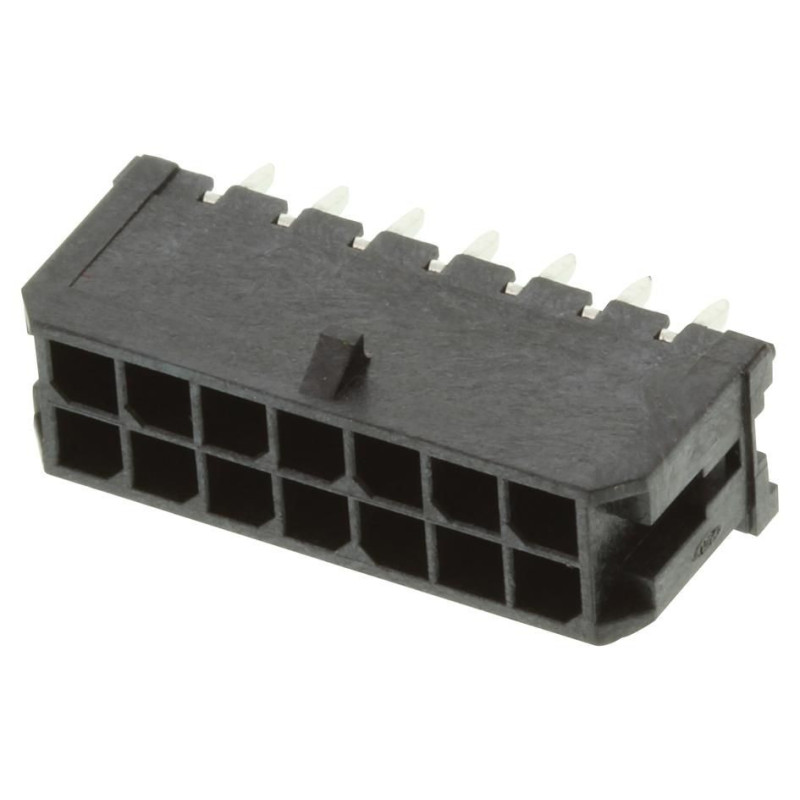 Molex (43045-1412) Pin Header, Power, 3 mm, 2 Rows, 14 Contacts