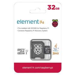 Raspberry Pi NOOBS MicroSD Card, MicroSDHC Card Class 10, 32 GB