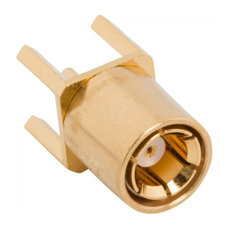 Amphenol (142134) RF / Coaxial Connector, SMB Coaxial, 50 ohm, Brass