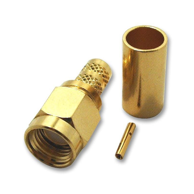 Amphenol (RSMA1111A1-3GT50G-1-50) RF / Coaxial Connector, SMA RP Coaxial