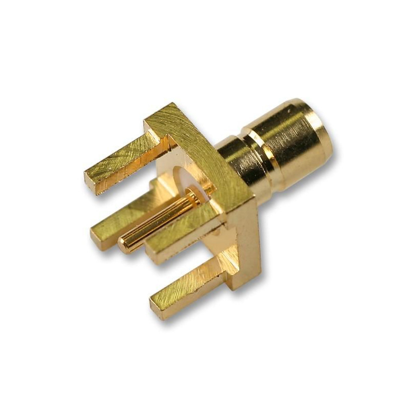 Amphenol (SMB1251B1-3GT30G-50) RF / Coaxial Connector, SMB Coaxial, 50 ohm