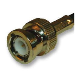 Amphenol (112116) RF / Coaxial Connector, BNC Coaxial, 50 ohm, RG58, Brass