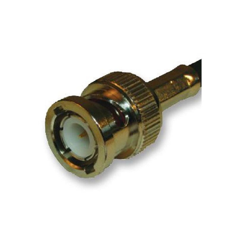 Amphenol (112116) RF / Coaxial Connector, BNC Coaxial, 50 ohm, RG58, Brass