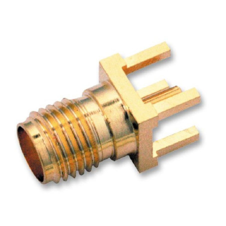 Amphenol (132134) RF / Coaxial Connector, PCB, SMA Coaxial, 50 ohm