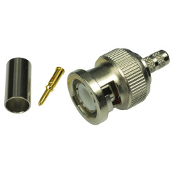 Amphenol (112514) RF / Coaxial Connector, BNC Coaxial, Straight Plug