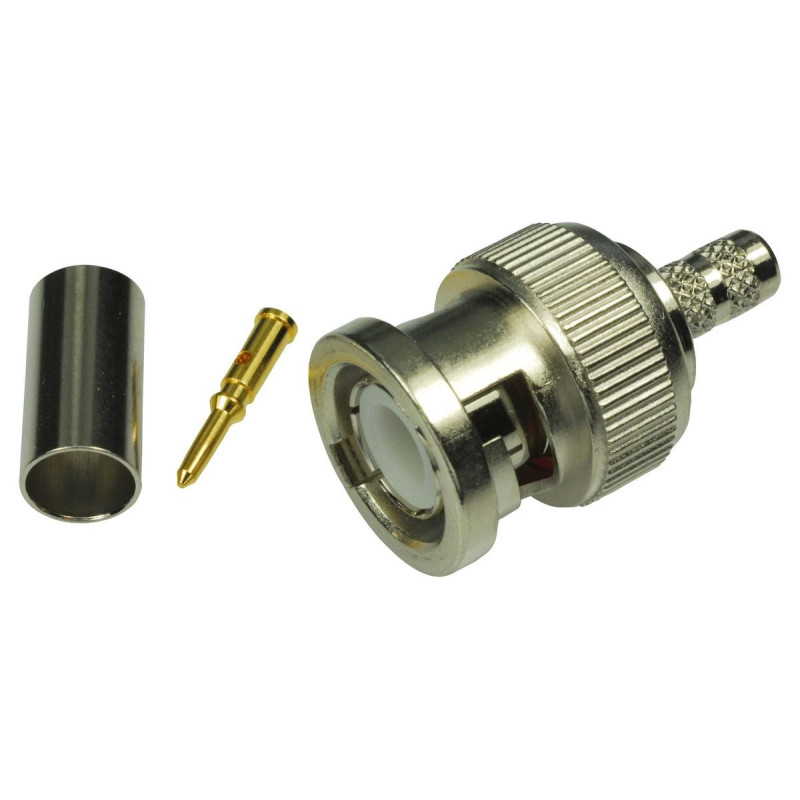 Amphenol (112514) RF / Coaxial Connector, BNC Coaxial, Straight Plug